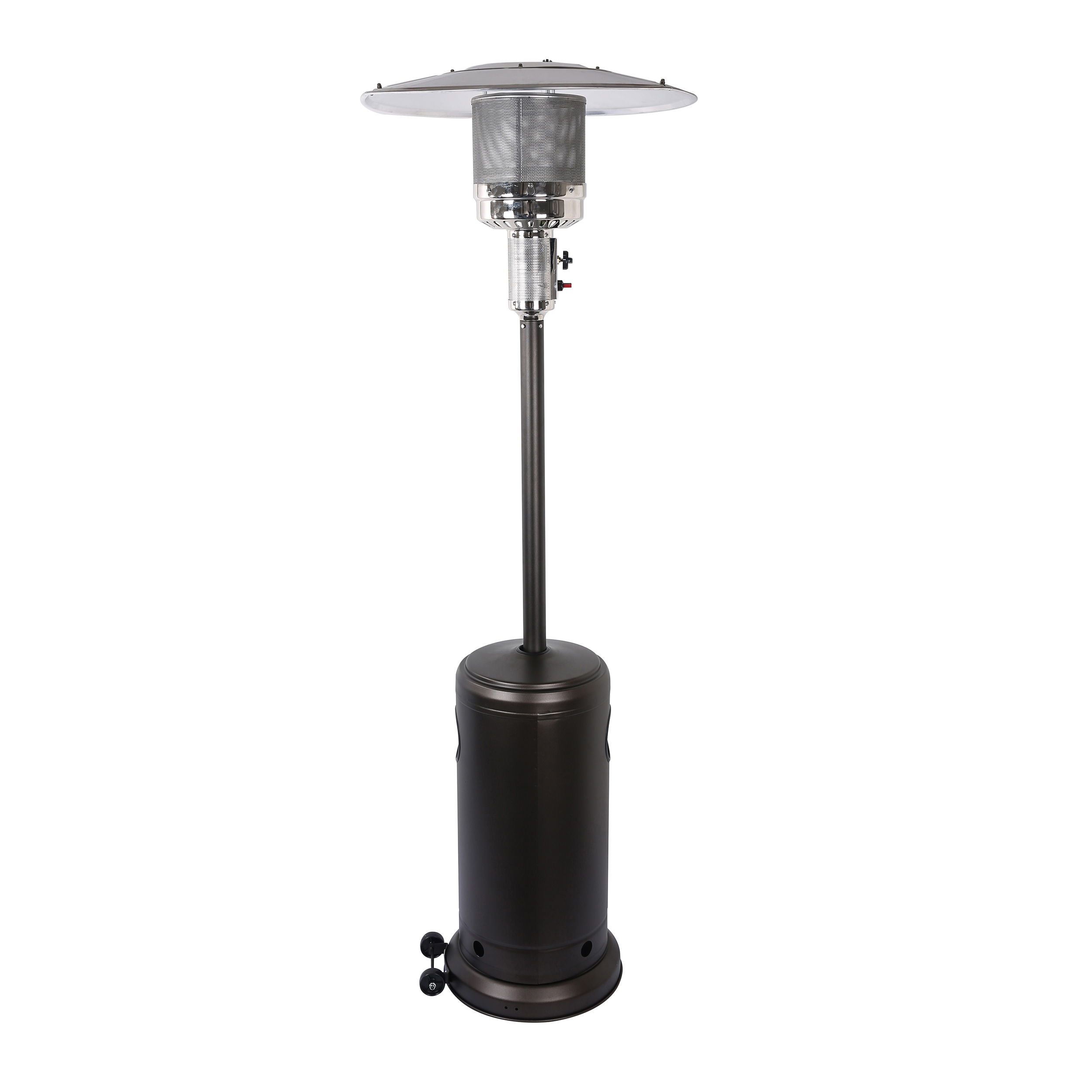 Outdoor Freestanding Powder Coated Propane Stainless Steel Floor Standing 47000BUT Standing Patio Heater Iron